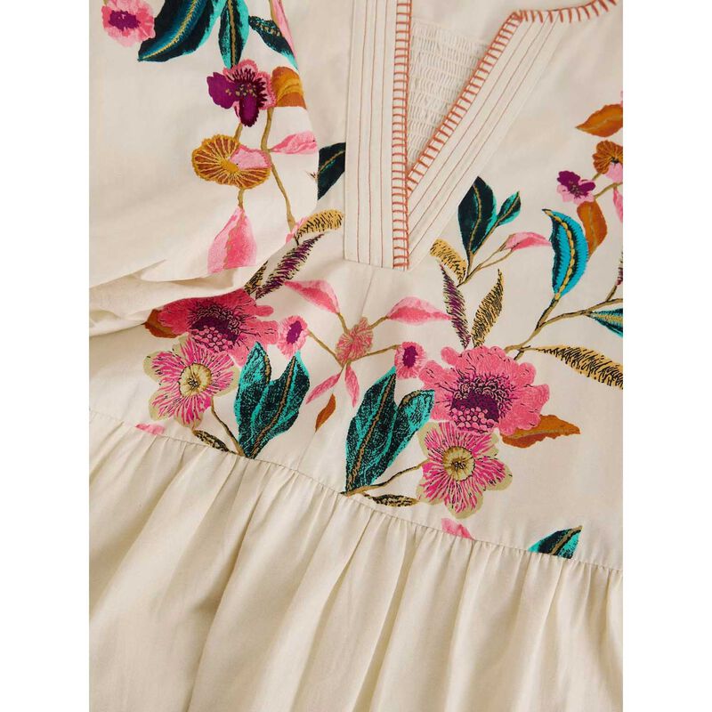 White Stuff Maeve Embroidered Midi Dress image number 2